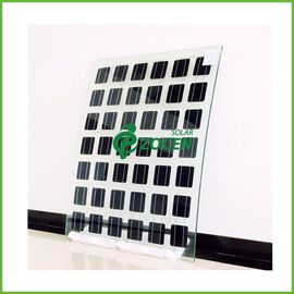 투명한 BIPV 두 배 유리제 단결정 태양 단위 265 와트 BV/ISO