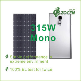 필적할 수 없은 성과, 신뢰도 및 감성론 315W Monocrystalline 태양 전지판