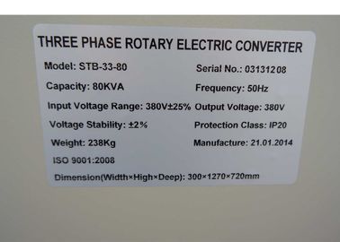 실내/옥외 80 KVA IP20 삼상 자동 전압 조정기