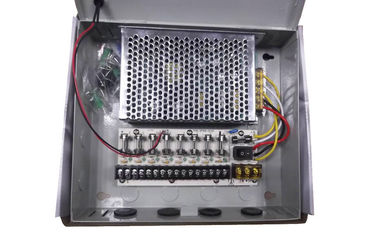 12V 5Amps CCTV 전력 공급 상자 9 채널, CCTV 사진기 전력 공급