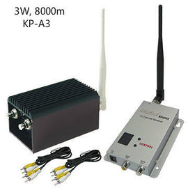 8KM 긴 전송 범위 8는 CCTV 영상 Transreceiver 1.2Ghz 영상 발송인에 수로를 열습니다