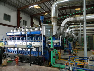 4*2500kw HFO에 의하여 발사되는 genset 발전소