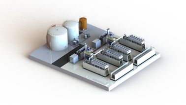 발전기 발전소, 컨테이너로 수송된 발전소 20MW 400V/11KV/23KV