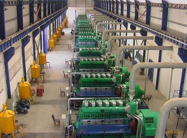 10 * 방음 디젤 엔진 생성 세트를 가진 2000kW 11kV 발전기 발전소