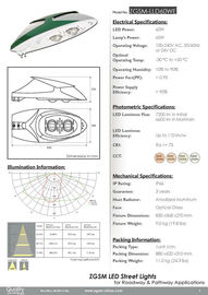 방수 220V AC 고성능 LED 가로등은 백색, 3000K 4500K 6500K를 데웁니다